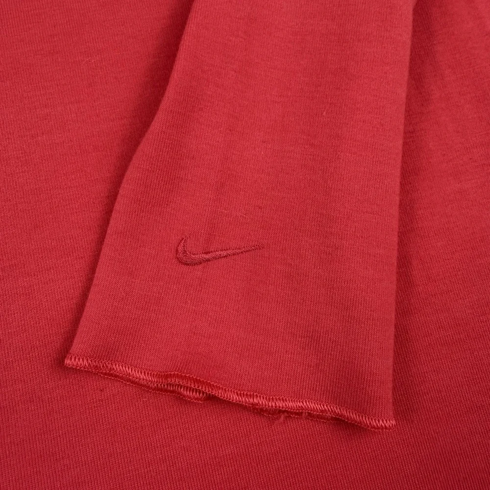 Nike Dri-Fit Red Long‎ Sleeve Athletic Dress Womens M 518438-615 Training-RARE